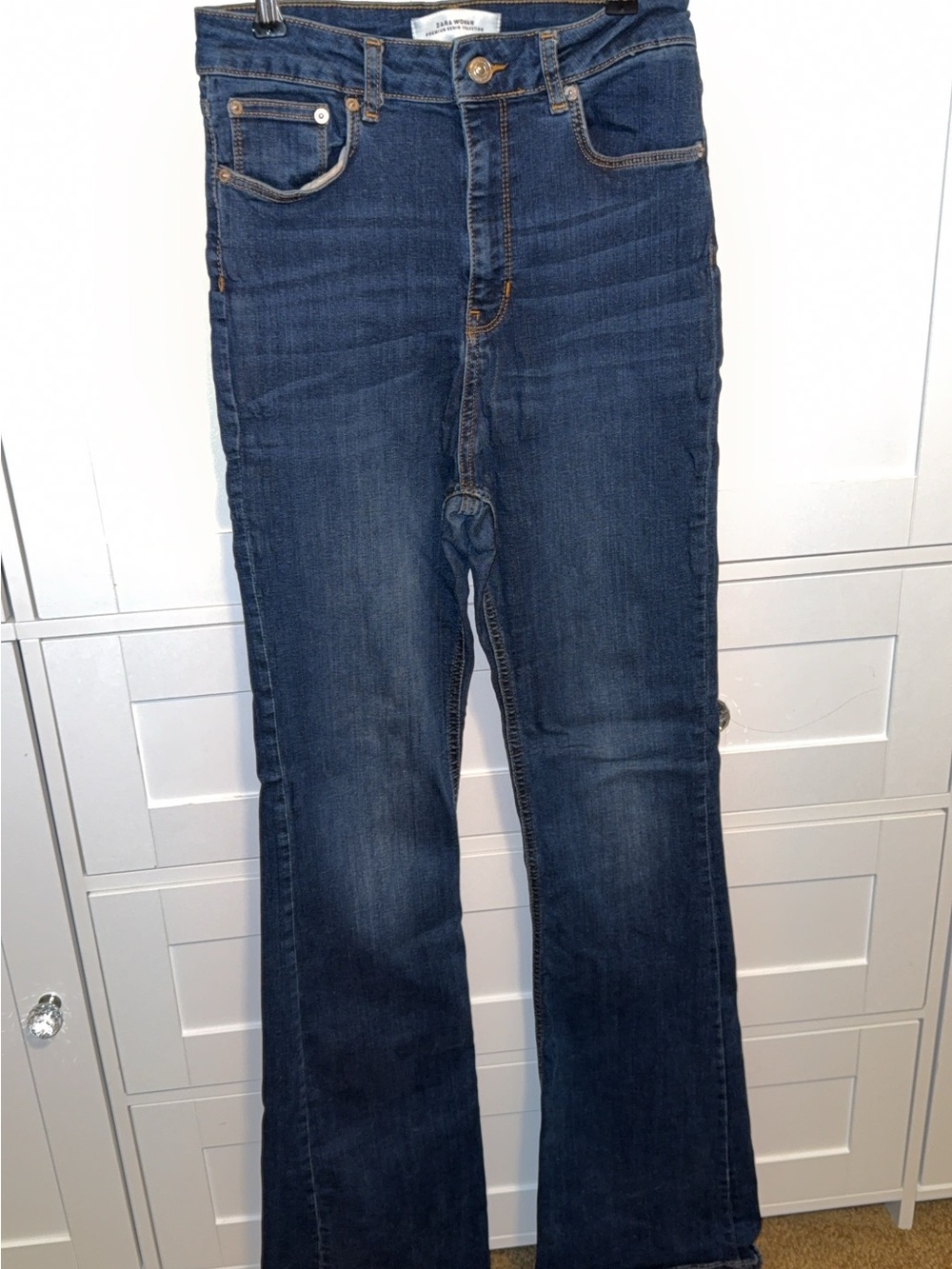 Zara Woman Light Blue Denim Jeans - Blue